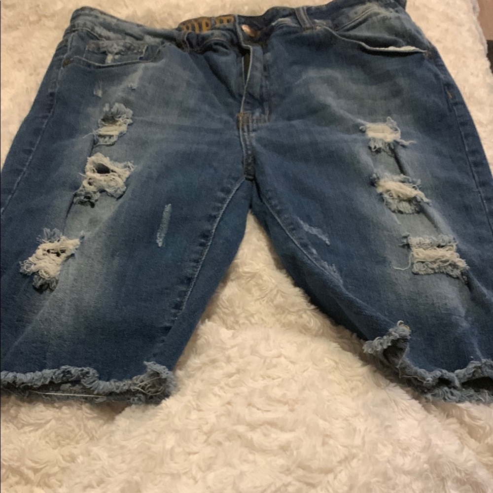 VIP Jeans Blue Denim with Gold Stitching